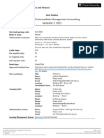 ACCT5000 Intermediate Management Accounting Semester 2 2023 Bentley Perth Campus INT