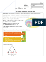 Factors, Multiples, Primes WS 1