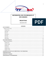 Referentiel Techniques Et Grades Muaythai