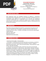 Curso de Gestión Financiera II