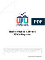 Foundations Home Practice K