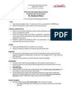 Avn Core Decompression Discharge Instructions