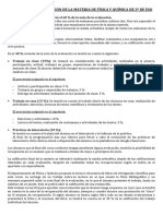 Criterios de Calificacion de Fisica y Quimica de 3Âº de ESO