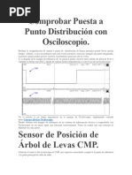 Comprobar Puesta A Punto Distribución Con Osciloscopio