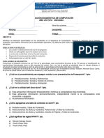 Formato Evaluación de Diagnostica 2023 Ueflio