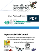 Tema IV. - Generalidades Del Control