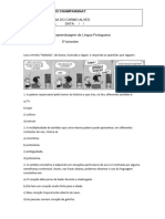 Avaliação de LPO 6º D