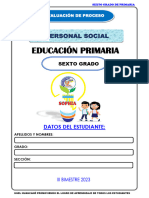 6º Personal Social - III Bimestre