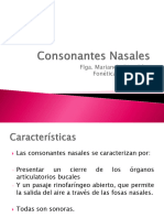 Consonantes Nasales