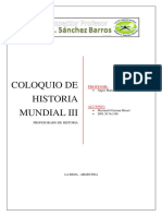 Coloquio de Mundial 3 MAZZARELLI