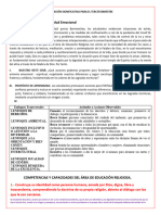 Situación Significativa para El Tercer Bimestre - Competencias y Capacidades Del Área