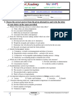 Citizenship Model Examination 6 For Grade 8