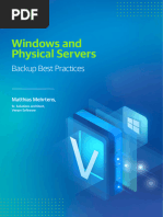 Windows and Physical Servers Backup Best Practices