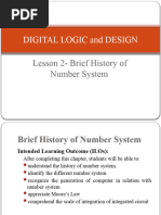 UNIT2 Brief History of Number System