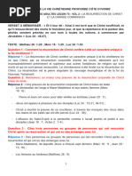 Reponses Du Sondez Les Écritures Adultes Leçon 73 Vol 2