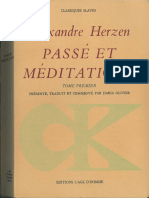 Alexandre Herzen - Passé Et Méditations, Tome 1-L'Age D'homme (1974)