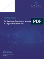 14 - Guideline of Business Continuity Management in Digital G