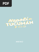 NAPOLI VS TUCUMAN - MAYO - Menú Digital