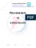 Procedimiento de Capacitacion