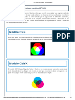 Modelo RGB: 1.2.4. Color: RGC, CMYK, Círculo Cromático (MF1443)