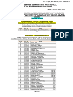 WBCS Exam 2016 Group C Final Result.