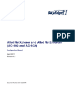 Allot AC-402 and AC-802 Configuration and Maintenance For Customers