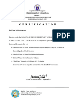 CERTIFICATION