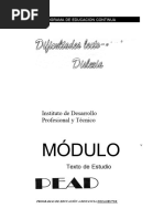 M - 03 Dificultades Lecto - Escritura Dislexia