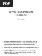 Conexão Modelo TCP UDP