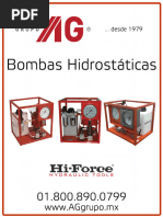 Bombas Hidrost Ticas Hi Force