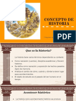 Concepto y Evolucion de Historia