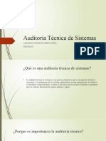 Auditoría Técnica de Sistemas