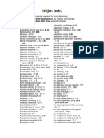 Subject Index