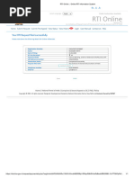 RTI Online - Online RTI Information System