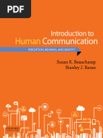 Introduction To Human Communication Perception Meaning and Identity 9780190269616 0190269618 Compress