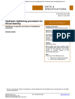 D-ZA40S.0002.GB - Hydraulic Tightening Procedure For Thrust Bearing - External