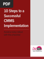 10 Steps - CMMS