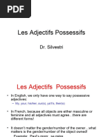 Les Adjectifs Possessifs