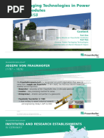 Future Packaging Technologies in Power Electronic Modules: @fraunhofer IISB