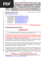 20230914-Mr G. H. Schorel-Hlavka O.W.B. To Banyule City Council Mayor CR Castaldo and Ors-TRESPASS, Etc-Supplement 2