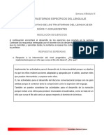 Mención en Trastornos Específicos Del Lenguaje Abordaje Terapéutico de Los Trastornos Del Lenguaje en Niños Y Adolescentes