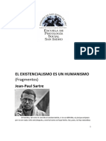 Sartre El Existencialismo Es Un Humanismo