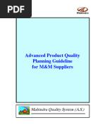 APQP Guideline For Suppliers