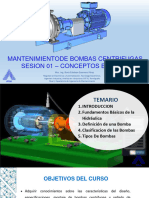 Sesión 01 - Mantenimiento de Bombas Centrifugas