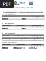 Ficha - Monitoreo Al Docente