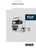 DAF 95XF Maintenance Manual