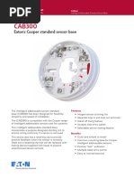 13 - CAB300 - Standard Sensor Base