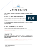 ESTUDO - BATISMO NAS ÁGUAS - v1