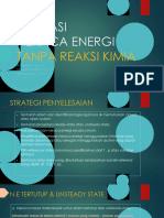 Aplikasi Neraca Panas Tanpa Reaksi