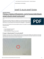 O Que É Dead Pixel - E Stuck Pixel - Existe Solução - Infowester Responde